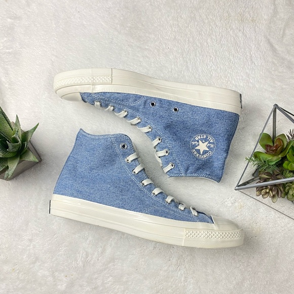 CONVERSE Blue All-star 70s Hi Renew Light Denim 11
